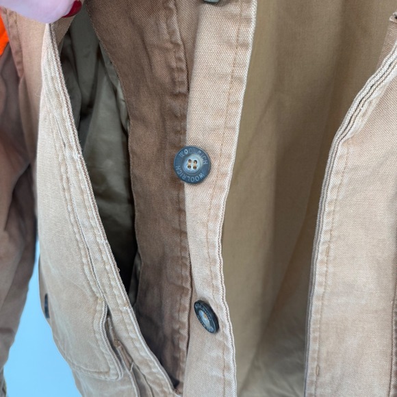 Vtg Woolrich Field Hunting Jacket Large Blaze Orange Heritage Workwear Gorpcore - Picture 8 of 14